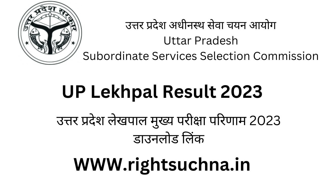 UP Lekhpal Result 2023