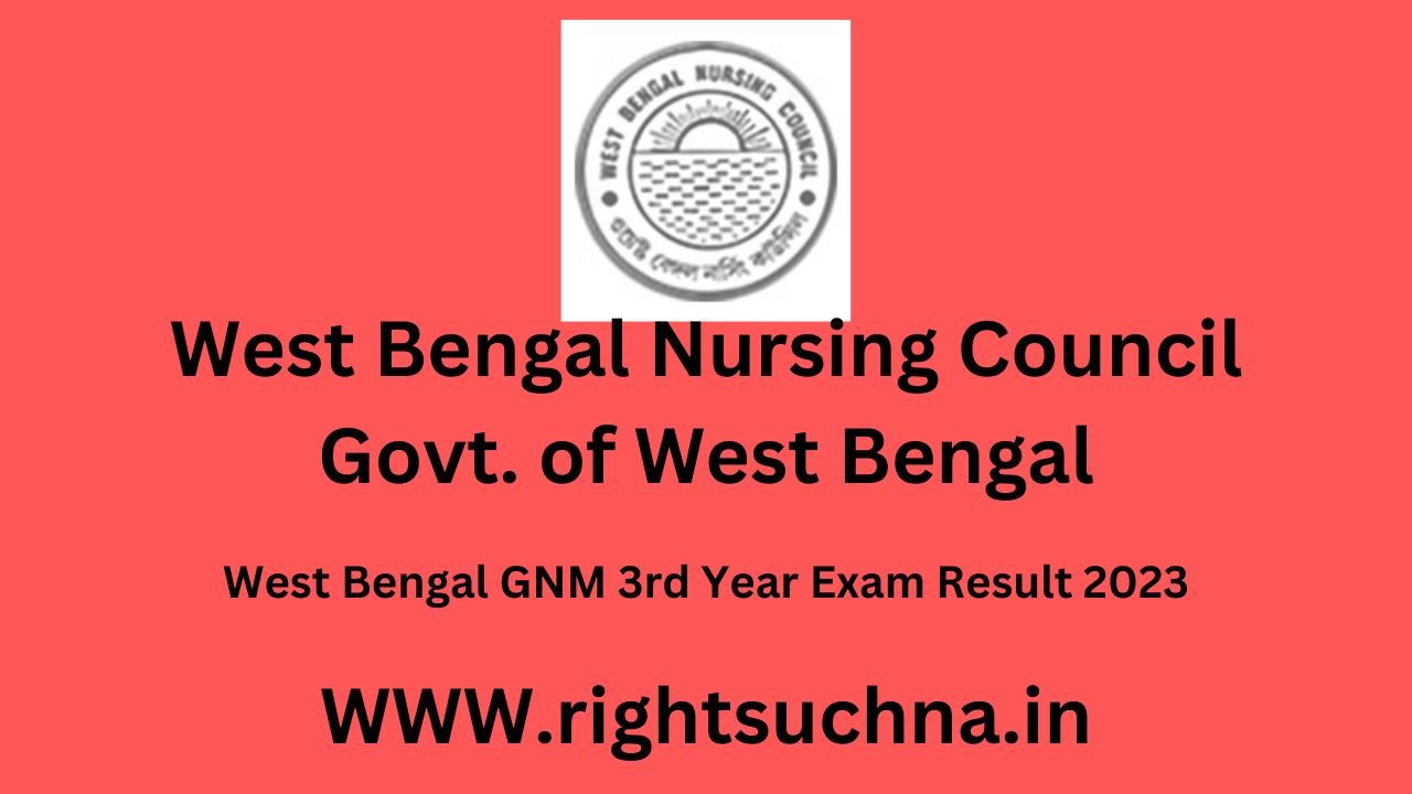 WBNC GNM 3rd Year Result 2023