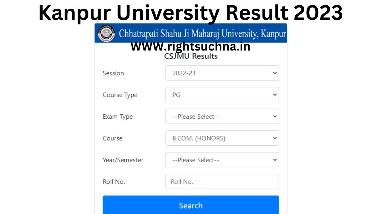 CSJMU Result 2023