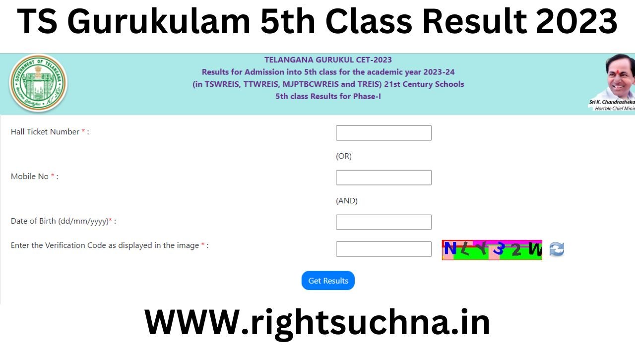 TS Gurukulam 5th Class Result 2023