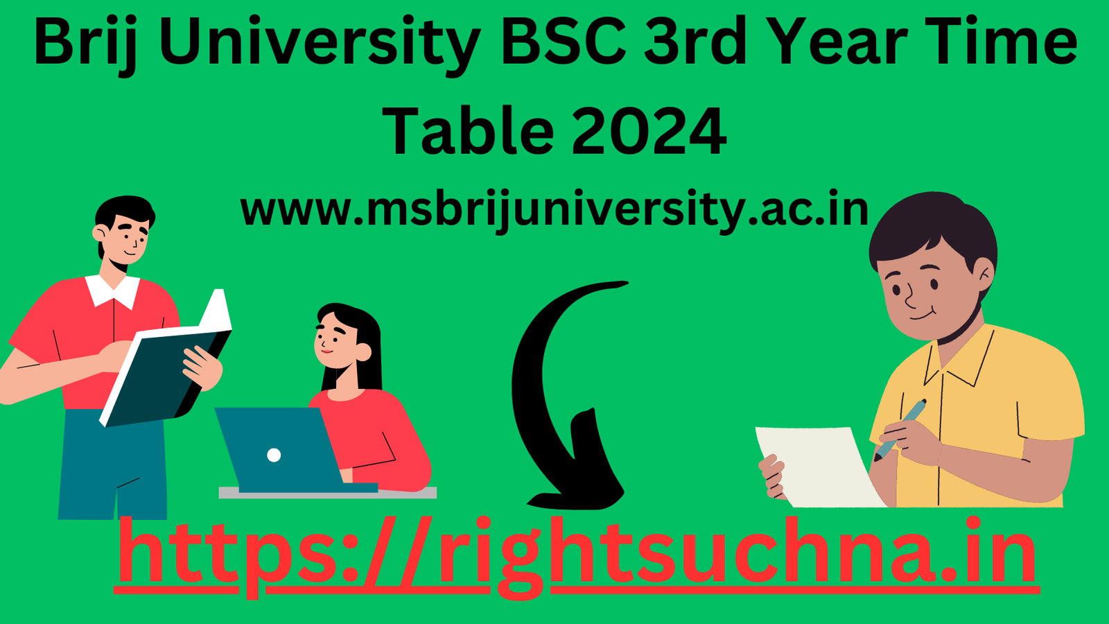 Brij University BSC 3rd Year Time Table 2024