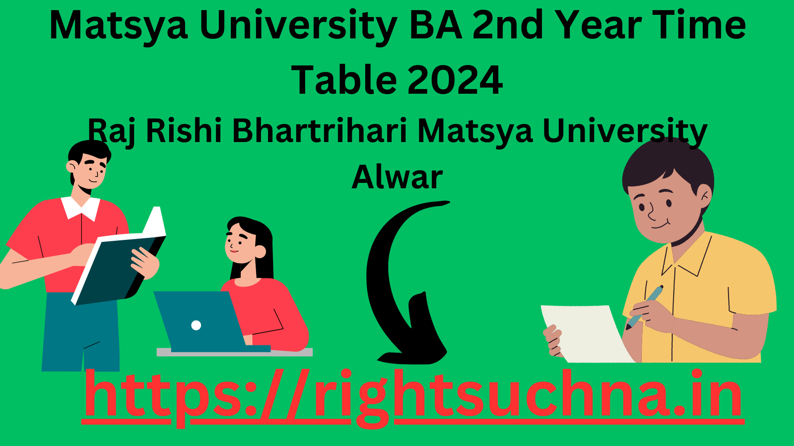 Matsya University BA 2nd Year Time Table 2024