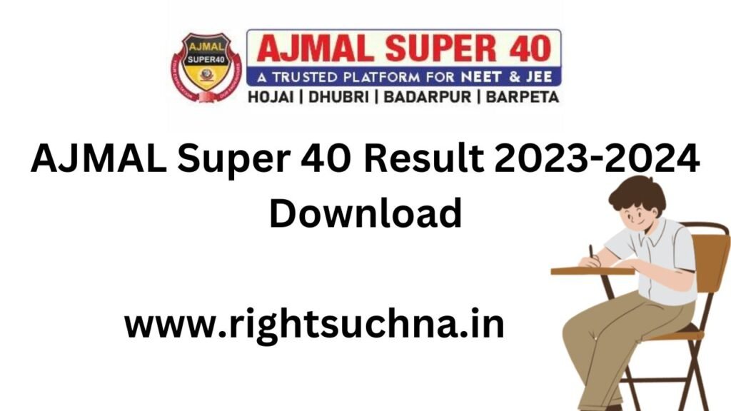 AJMAL Super 40 Result 2023-2024 Download