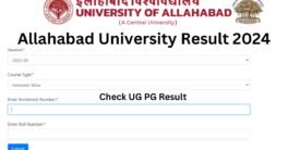 Allahabad University Result 2024 | allduniv.ac.in BA BSc BCom BEd MA 1st 2nd 3rd Year