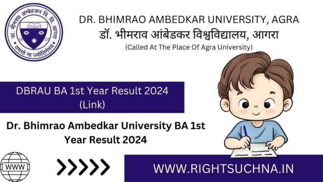 DBRAU BA 1st Year Result 2024