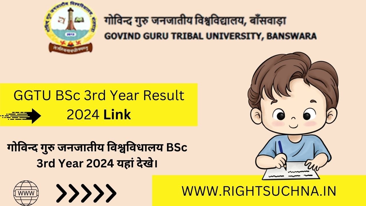 GGTU BSc 3rd Year Result 2024