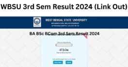 WBSU 3rd Sem Result 2024 (Link Out) | wbsuexams.net BA BSc BCom 3rd Sem Result 2024