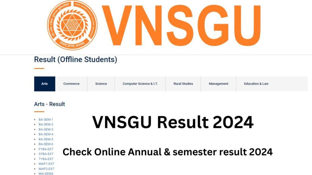 VNSGU Result 2024