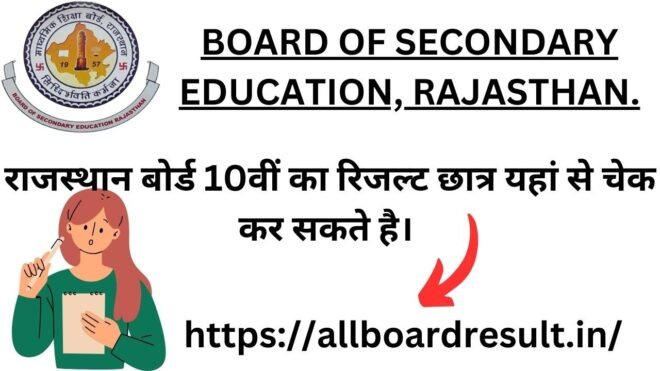 Rajasthan Board 10th Result 2024